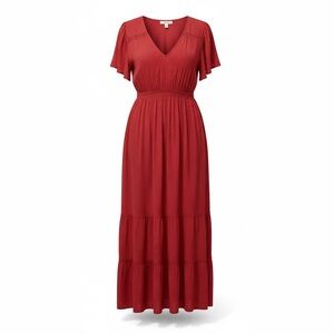 Nuture by Westbound fiery red maxi dress, large